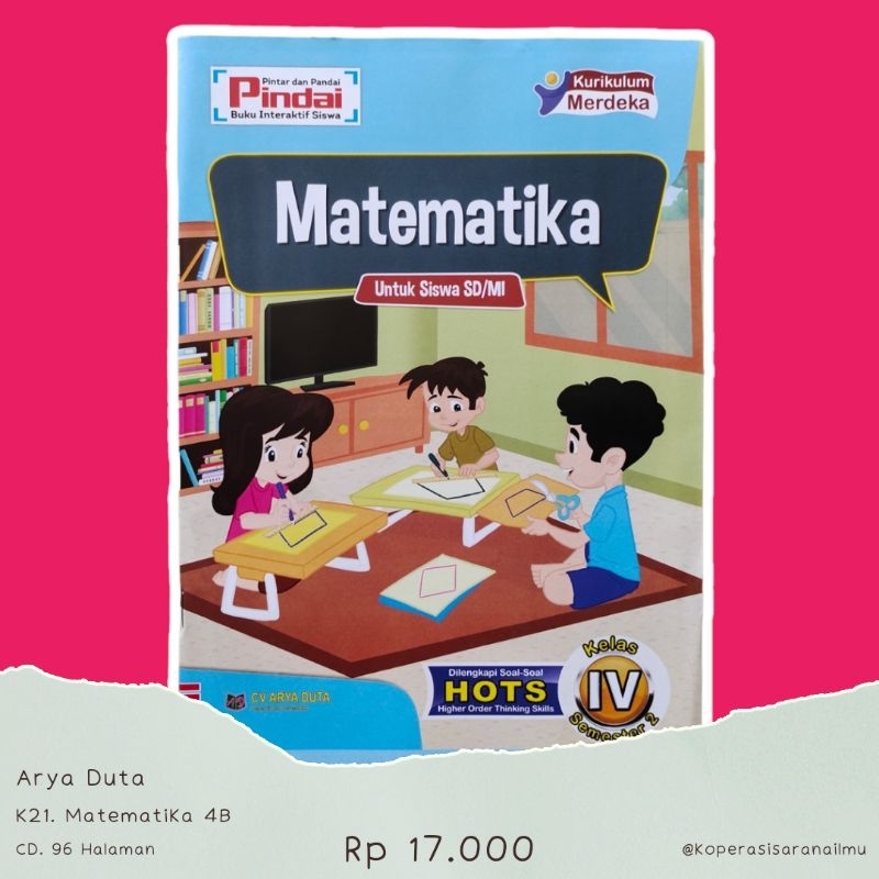 Jual Modul Matematika Kelas Semester Kurikulum Merdeka Sd Mi Pindai