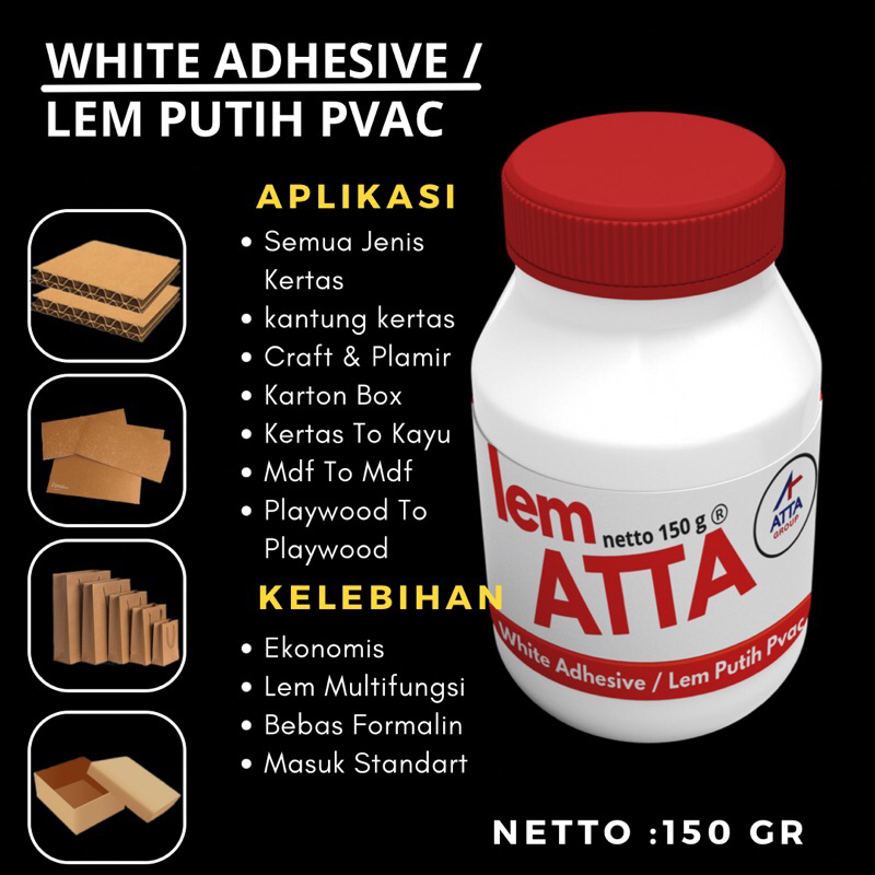 Jual Lem Fox Pvac Adhesive Lem Putih Pvac Kemasan Grm Shopee