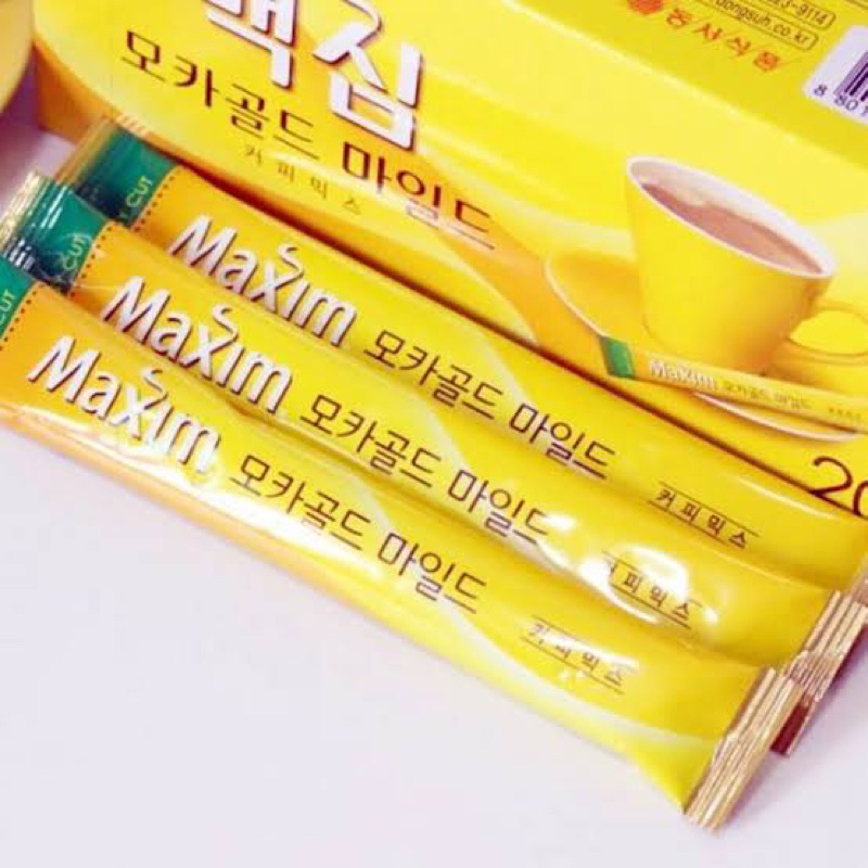 Jual Maxim Coffee Mocha Gold Mild Coffeemix Kopi Instant Korea Eceran