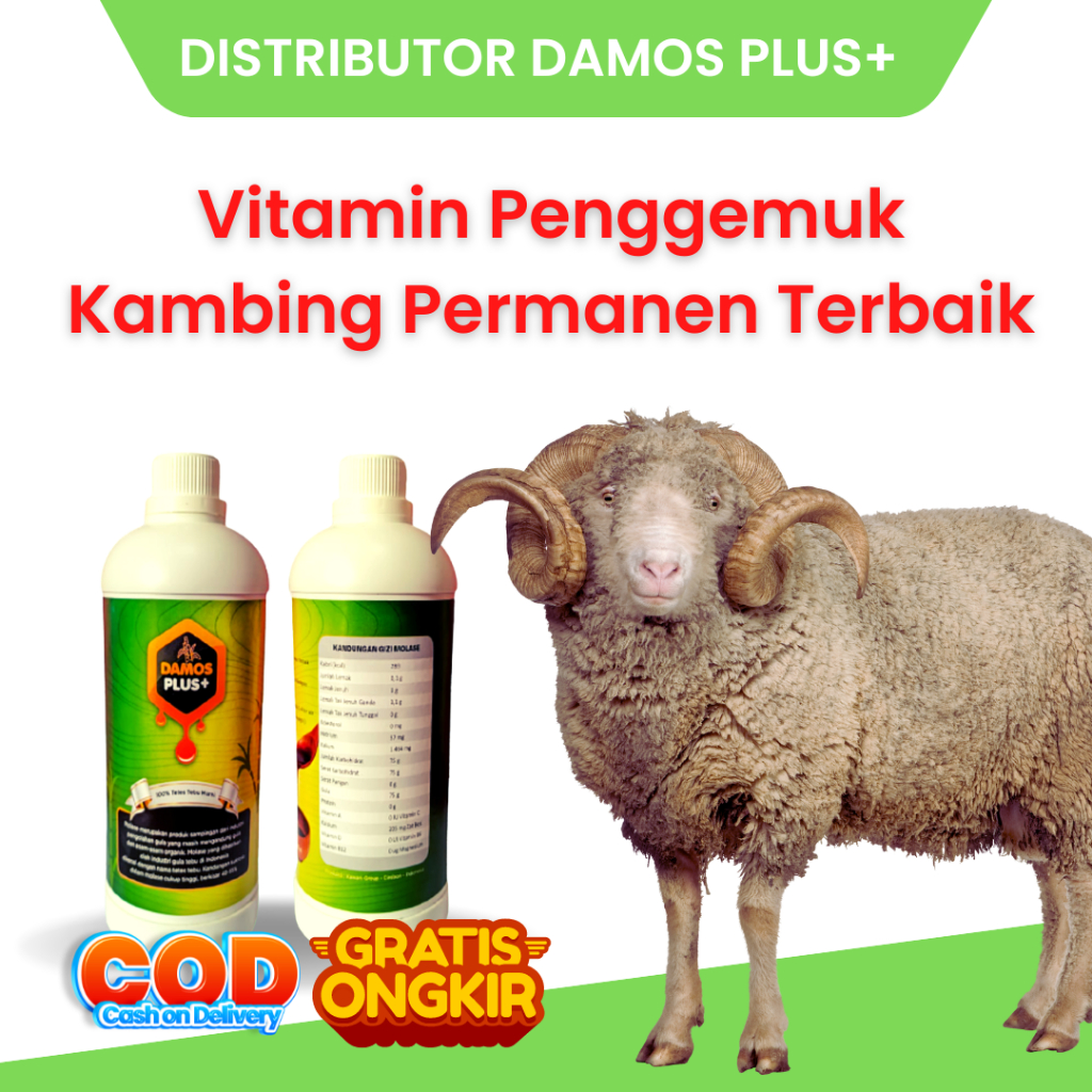 Jual Damos Plus Obat Domba Super Gemuk X Lebih Cepat Molase Tetes