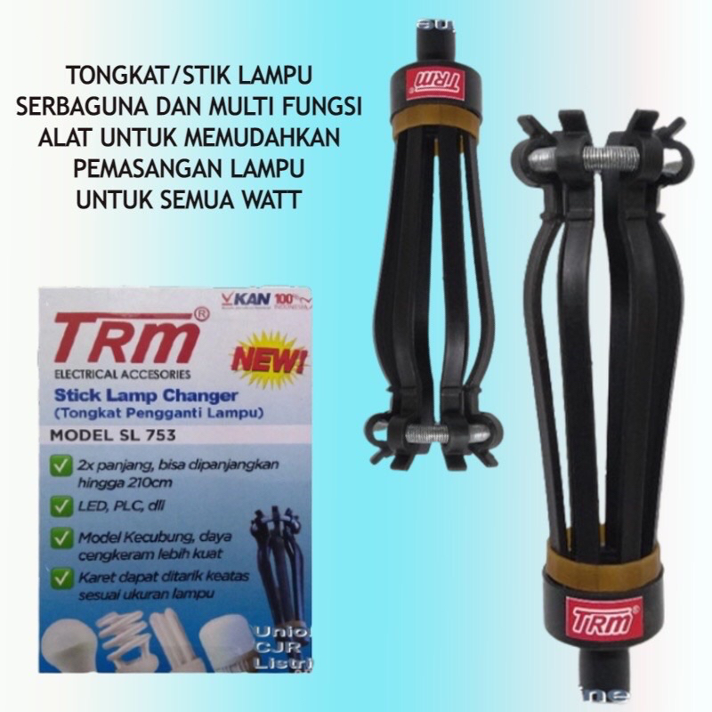 Jual Tongkat Lampu Stik Lampu Pengganti Pemasang Lampu Jari Trm