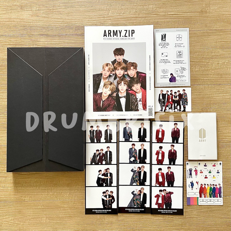 Jual READY OFFICIAL BTS 4th ARMY MEMBERSHIP KIT SET NAMJOON JIMIN