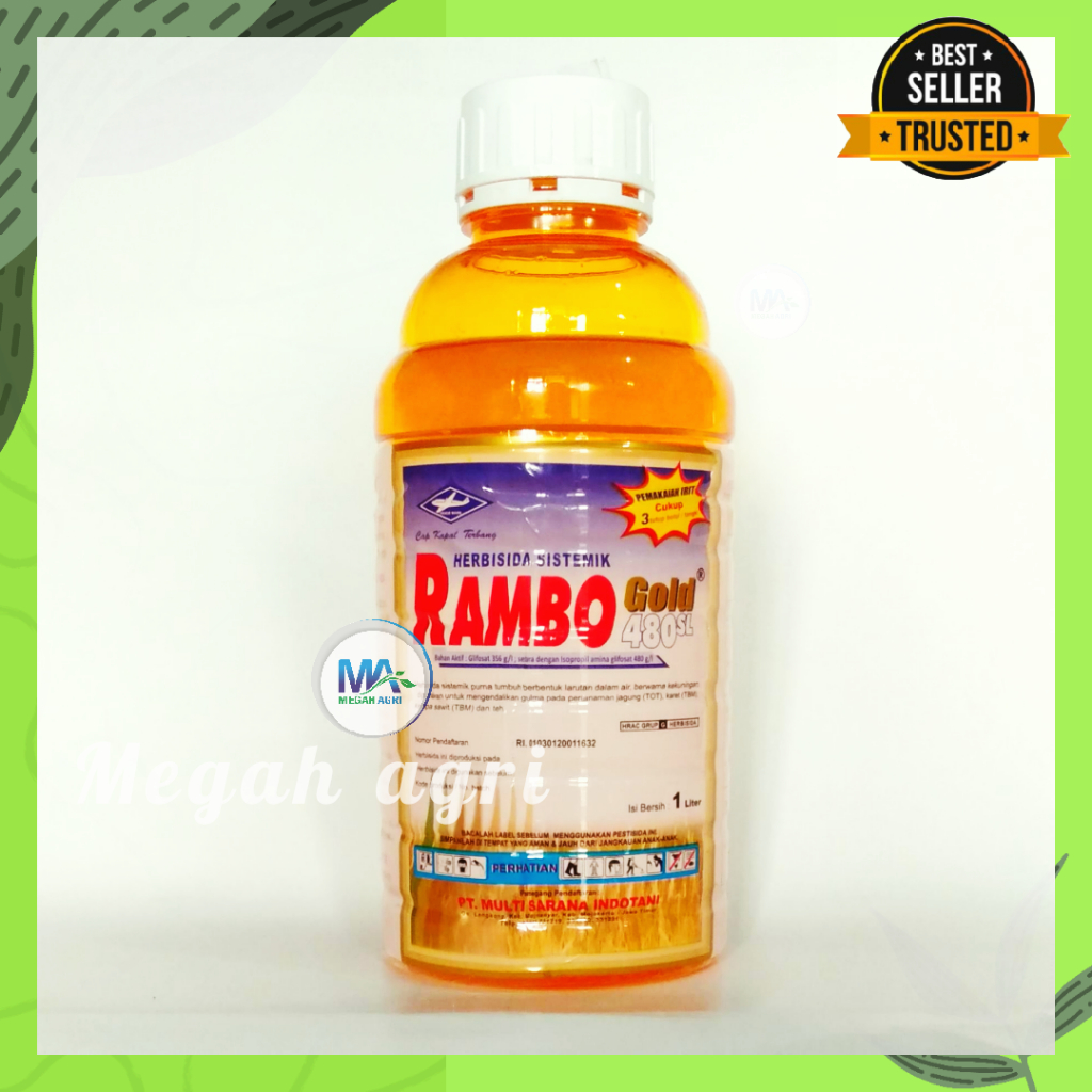 Jual Herbisida Rambo Gold Ltr Isopropil Amina Glifosat G L