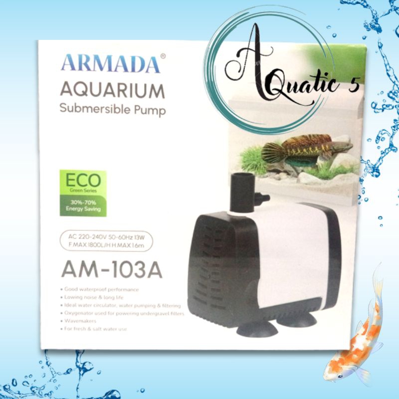 Jual Pompa Kolam Aquarium Submersible Pump Armada Am A Shopee