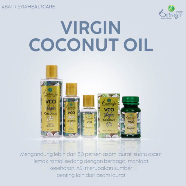 Jual Batrisyia Virgin Coconut Oil VCO 250ml Shopee Indonesia