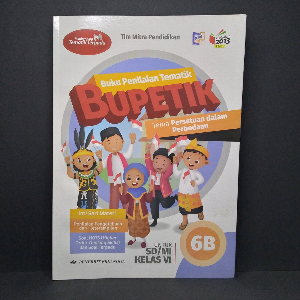 Jual BUKU PENILAIAN TEMATIK BUPETIK TEMA PERSATUAN DALAM PERBEDAAN