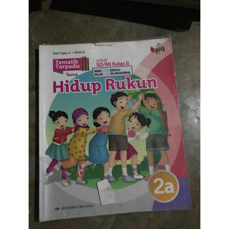 Jual BUku Hidup Rukun SD MI KELAS 2a Shopee Indonesia