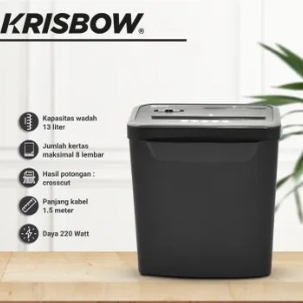 Jual Krisbow Mesin Penghancur Kertas S Hitam Shopee Indonesia