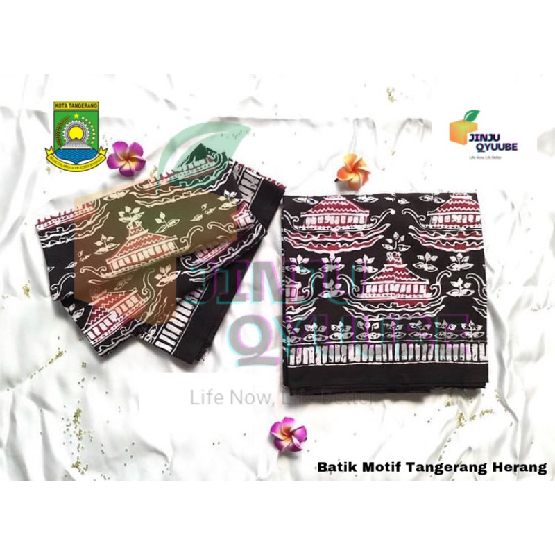 Jual BATIK KHAS KOTA TANGERANG Motif Tangerang Herang Jinju Qyuube