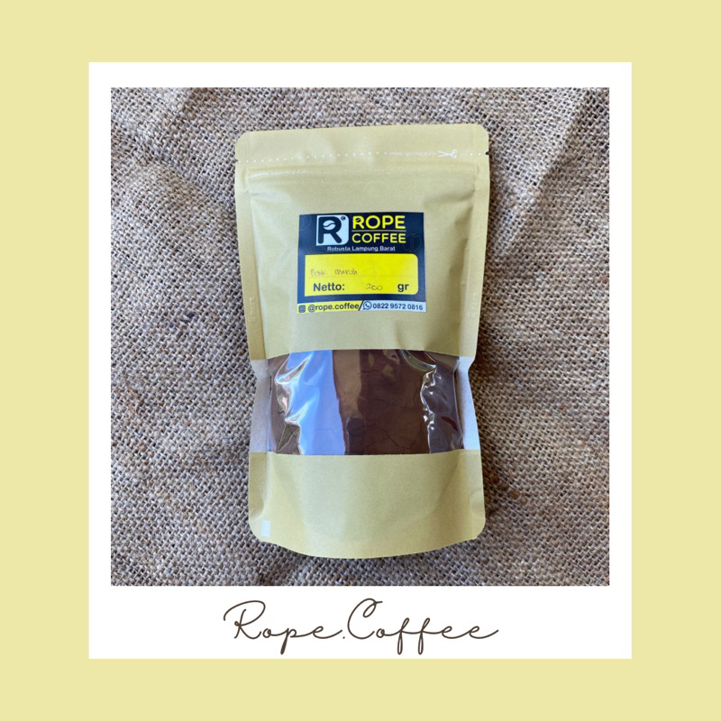 Jual Kopi Bubuk Fine Robusta Petik Merah Shopee Indonesia