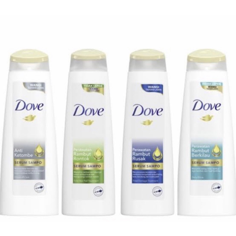 Jual Dove Serum Shampoo 135ml 4 Varian Shopee Indonesia