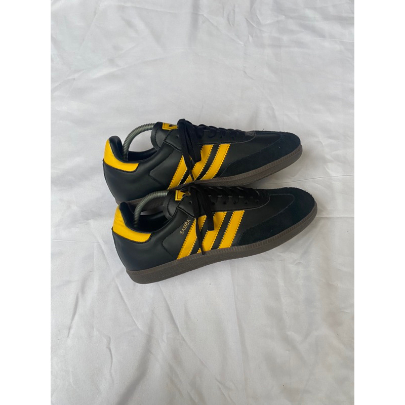 Jual Adidas Samba Og Black Yellowgum Shopee Indonesia