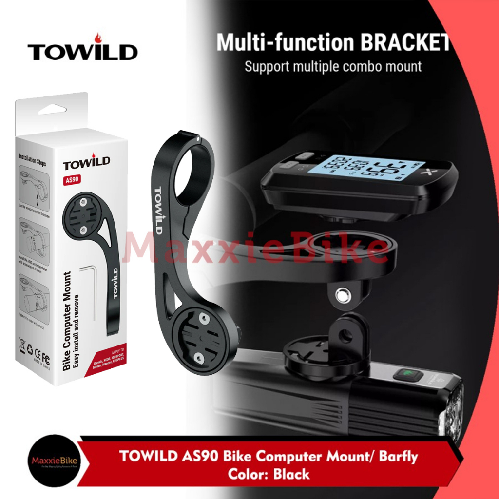 Jual TOWILD AS90 Barfly Sepeda XOSS GoPro Garmin Magene Bike Computer