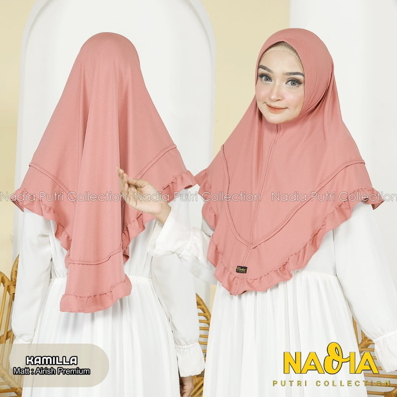 Jual Kamilla By Nadia Putri Collection Hijab Instan Jersey Airis