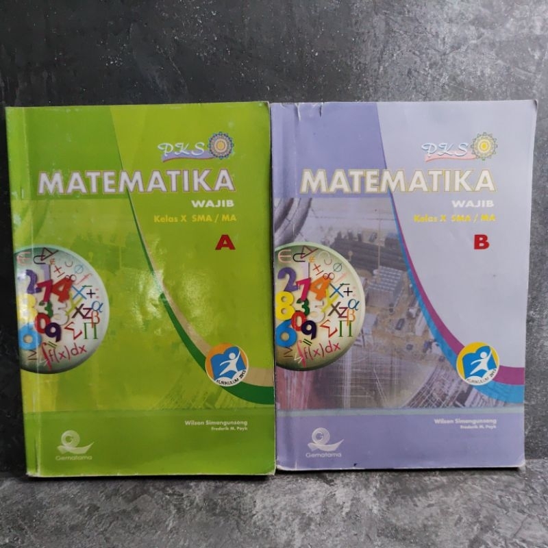 Jual Buku Matematika Wajib Kelas X Sma A B Pks Gematama