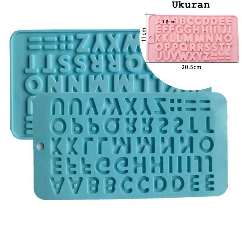 Jual Cetakan Resin Huruf Cetakan Resin Alfabet Letter Silicone