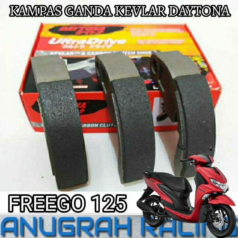 Jual KAMPAS GANDA RACING KEVLAR DAYTONA YAMAHA FREEGO 125 FAZZIO GEAR