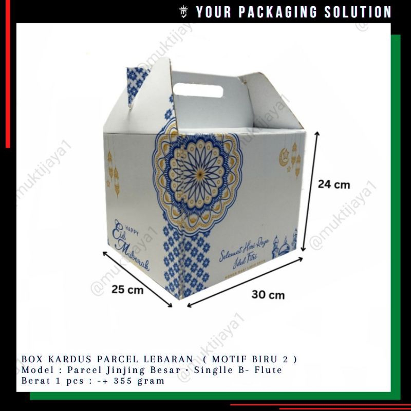 Jual Box Parcel Jinjing Besar X X Cm Kardus Lebaran Idul