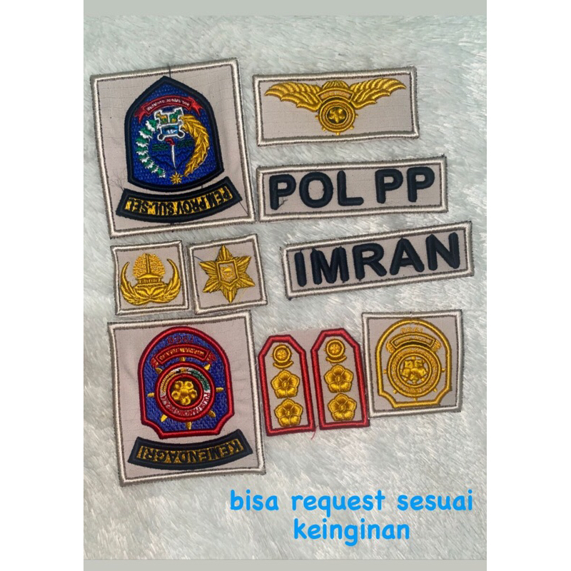 Jual Set Logo Lambang Polpp Timbul Shopee Indonesia