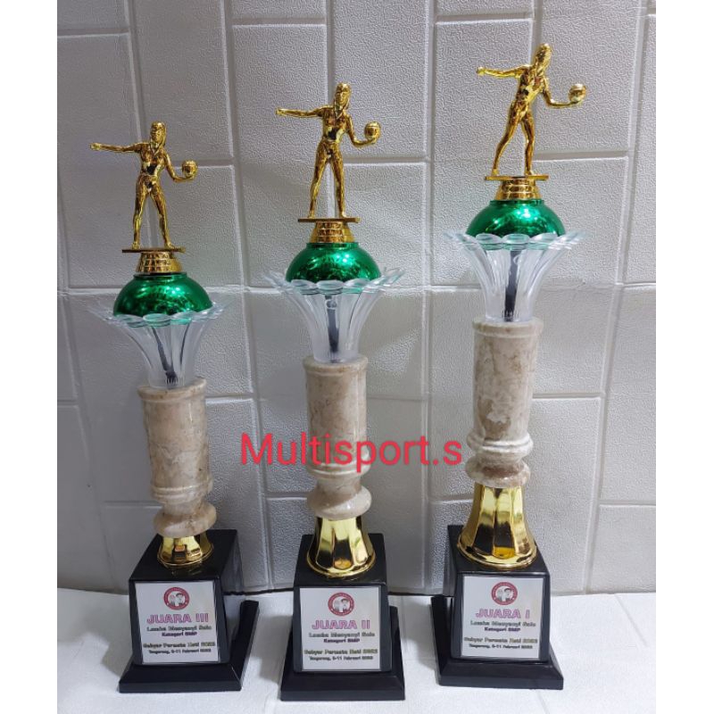 Jual Piala Trophy Volly Putri Tinggi Cm Marmer Shopee Indonesia