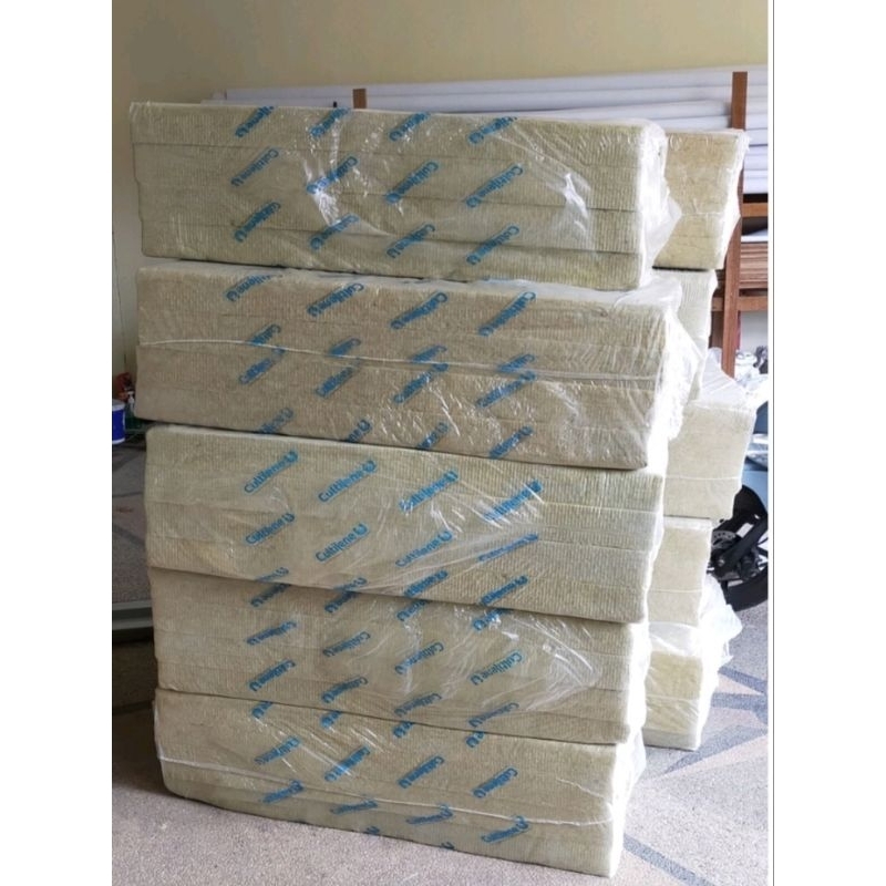 Jual Slab Rockwool Cultilene Original Media Tanam Hidroponik Shopee