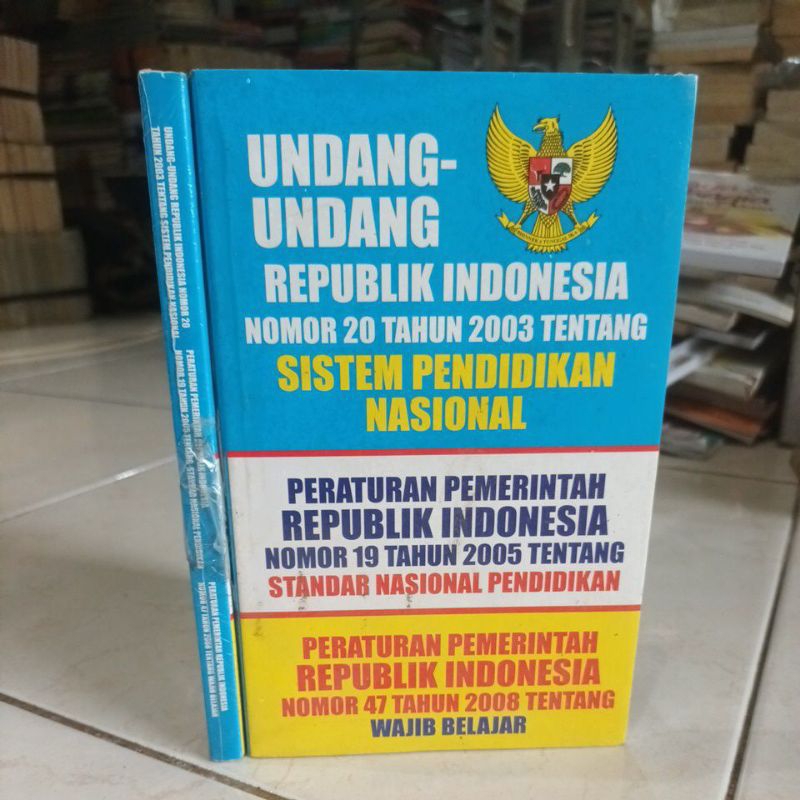 Jual BUKU UNDANG UNDANG NO 20 TENTANG PENDIDIKAN SISTEM PENDIDIKAN