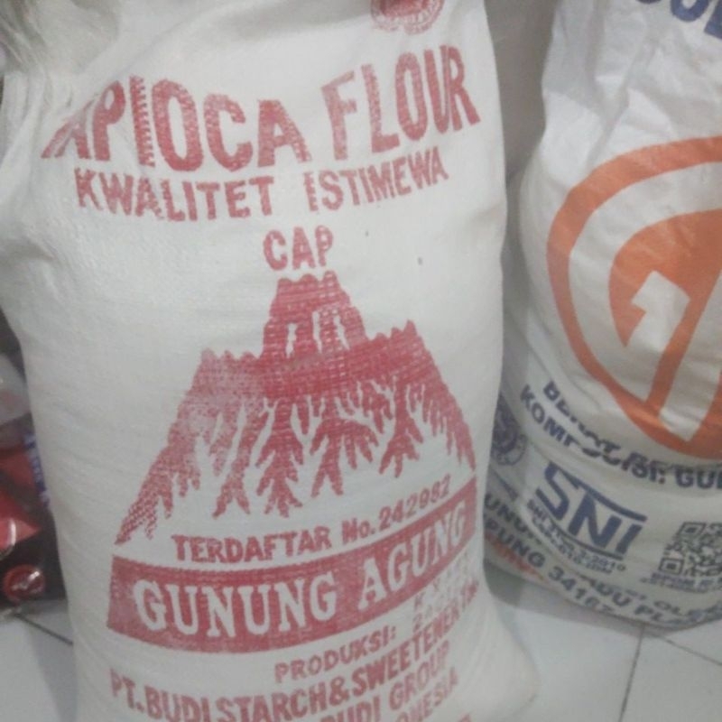 Jual Tepung Tapioca Merk Gunung Agung Gr Dan Kg Repack Shopee