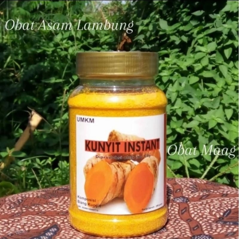 Jual Kunyit Instan Kunyit Bubuk Kunyit Serbuk Obat Maag Asam Lambung