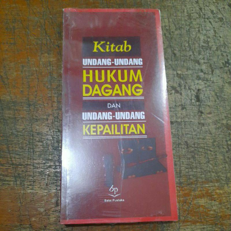 Jual Buku Kitab Undang Undang Hukum Dagang Dan Undang Undang Kepailitan