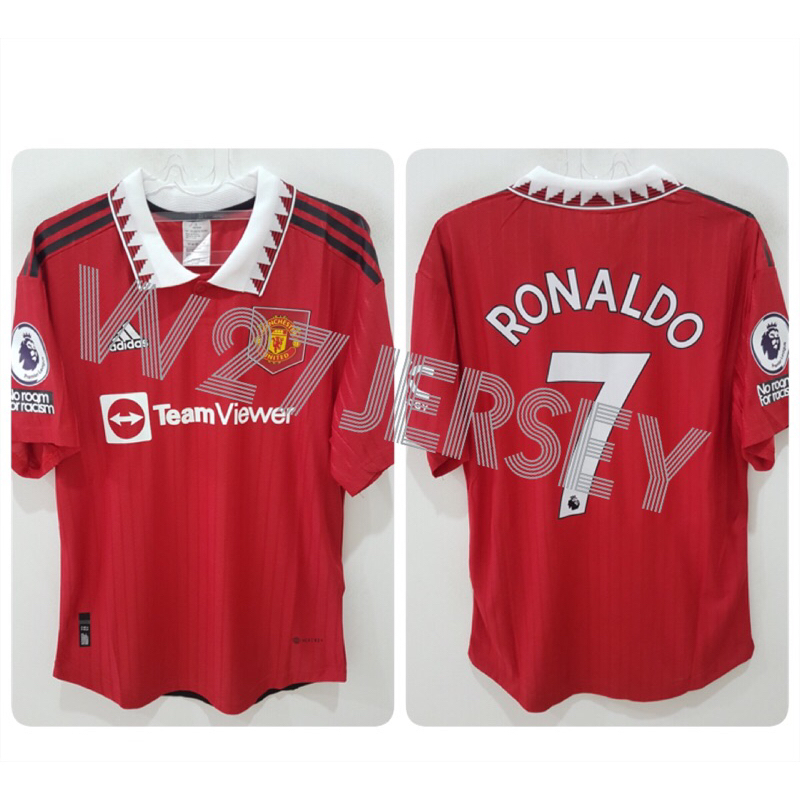 Jual Jersey Player Issue Mu Home Merah Name Player Ronaldo