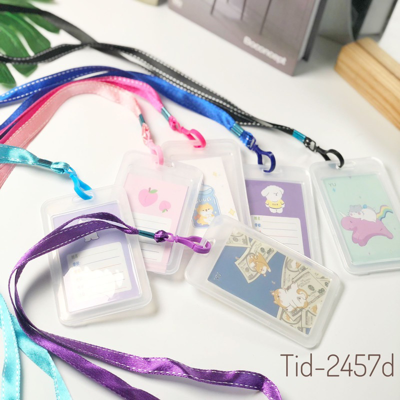 Jual Name Tag Id Card Holder Gantungan Kartu Nama Tali Id Card Nama