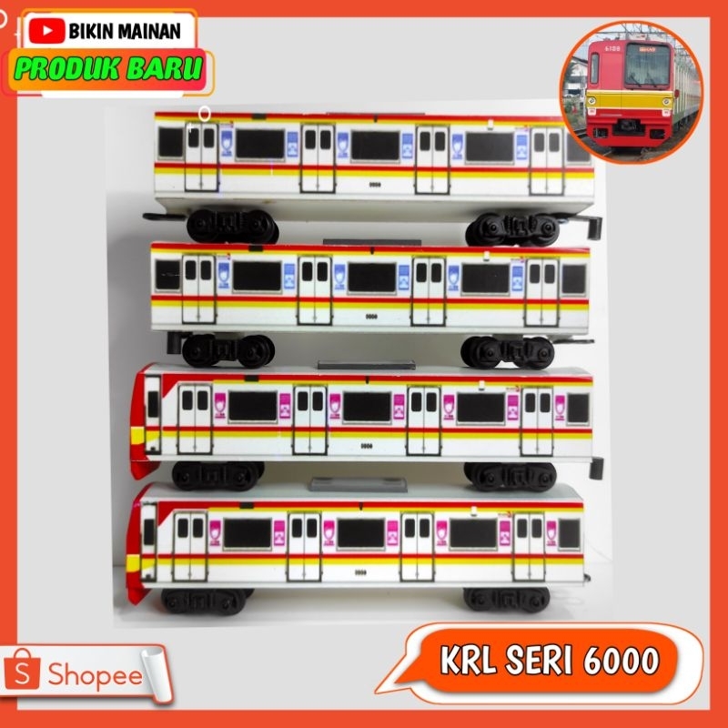 Jual Mainan Kereta Api Krl Commuter Line Indonesia Seri Handmade