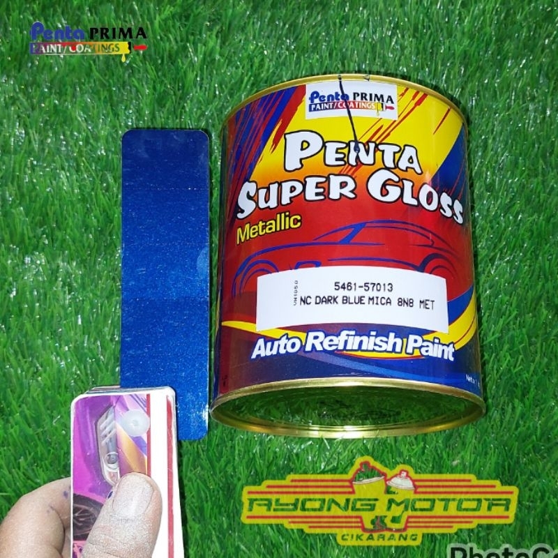 Jual Cat Penta Super Gloss Cat Duco Nc Dark Blue Mica N Met Kg