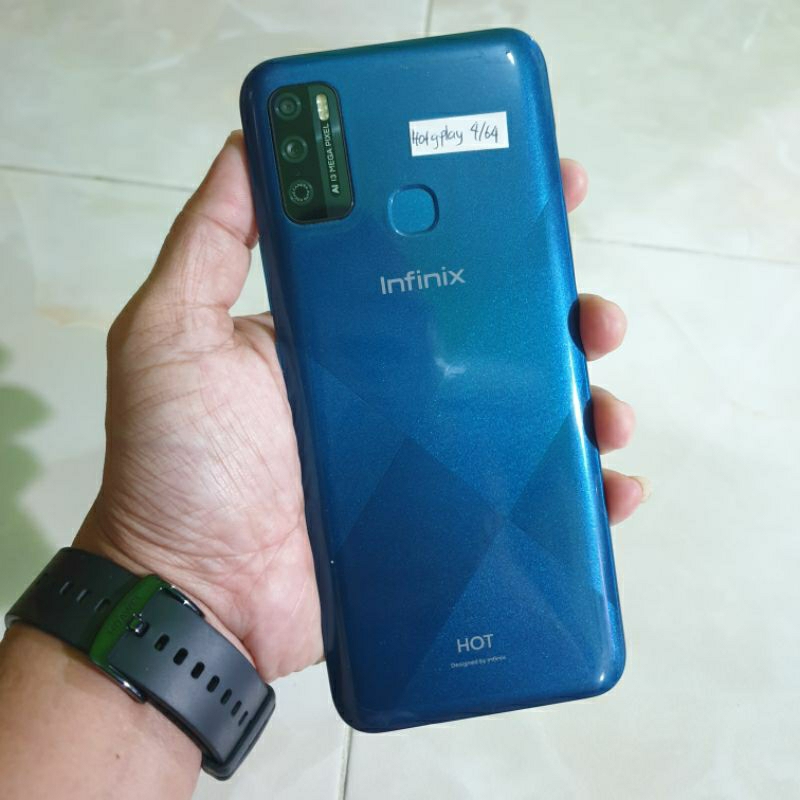 Jual Infinix Hot 9 Play 4 64 Second Mulus Normal Siap Pakai Shopee
