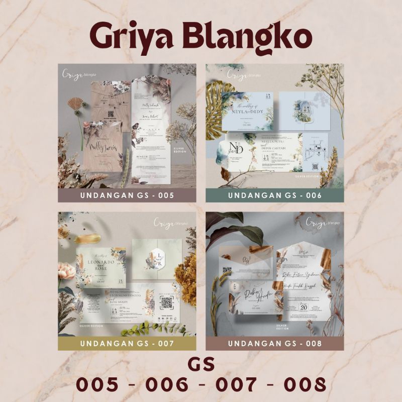 Jual Blangko Undangan Griya Blangko Gs Shopee