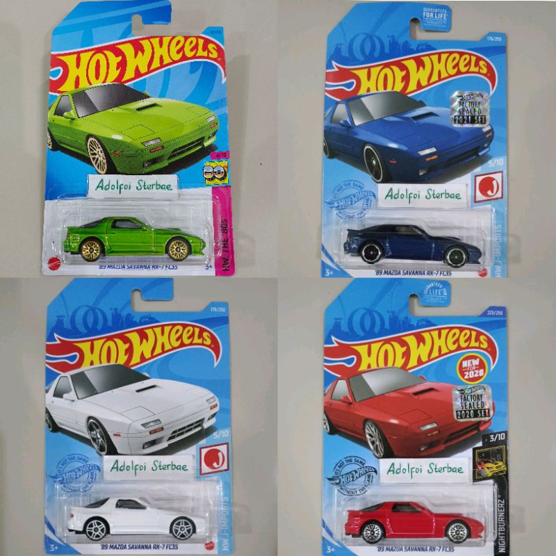 Jual Hotwheels Hot Wheels 89 Mazda Savanna Rx 7 FC35 Nightburnerz