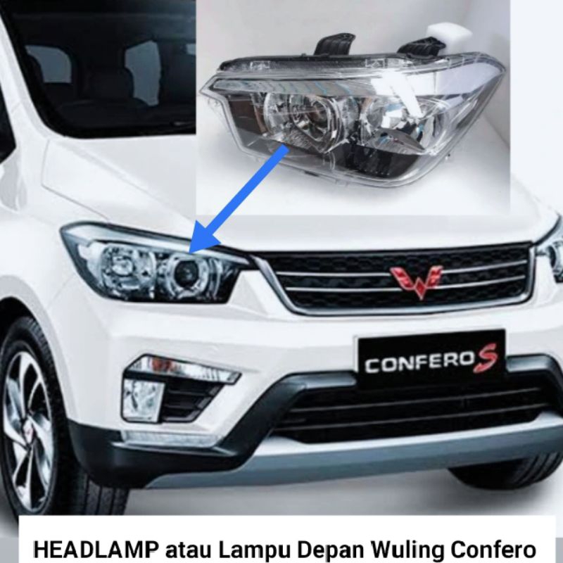 Jual Headlamp Atau Lampu Depan Wuling Confero Original Shopee Indonesia