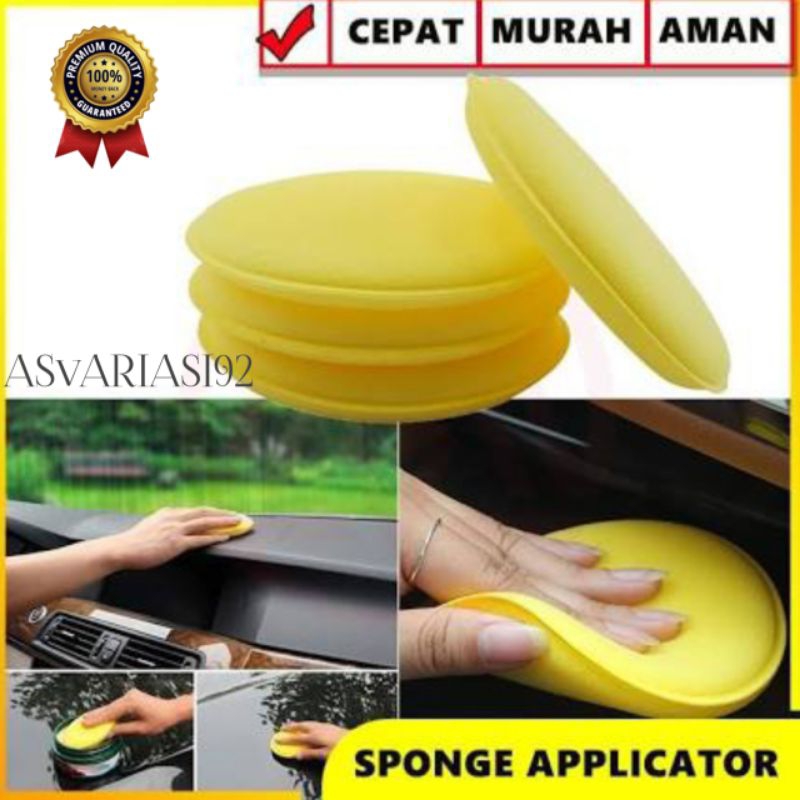 Jual Aplicator Pad Busa Wax Polish Compound Spon Aplikator Detailing