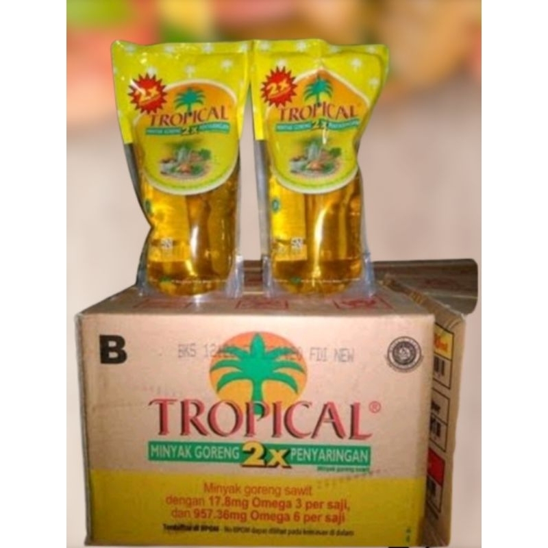 Jual MINYAK GORENG TROPICAL MINYAK MAKAN TROPICAL 500ML Shopee Indonesia