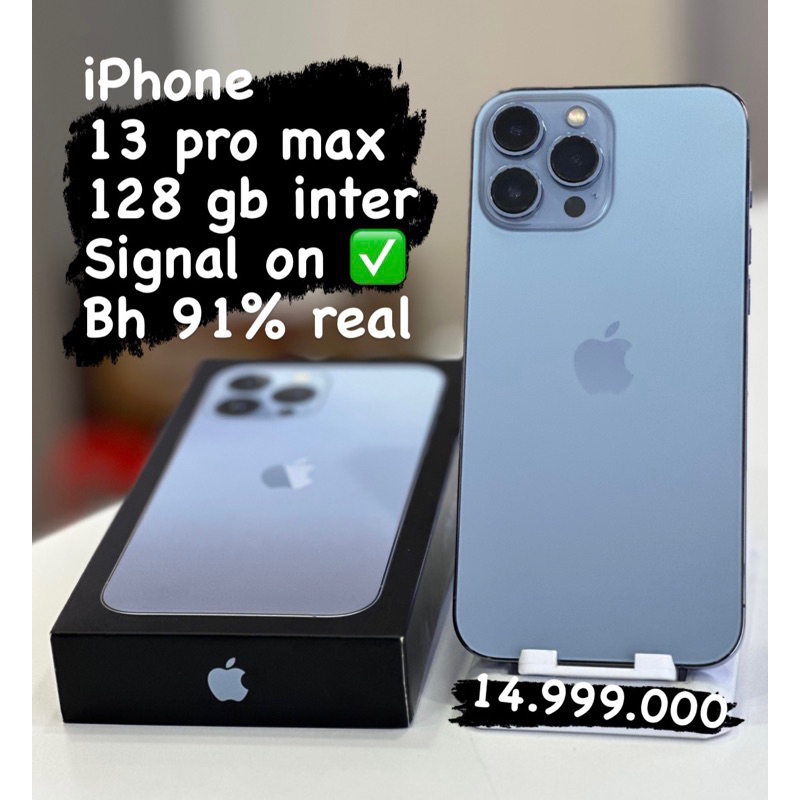 Jual Seken Iphone 13 Pro Max 128 Gb Shopee Indonesia