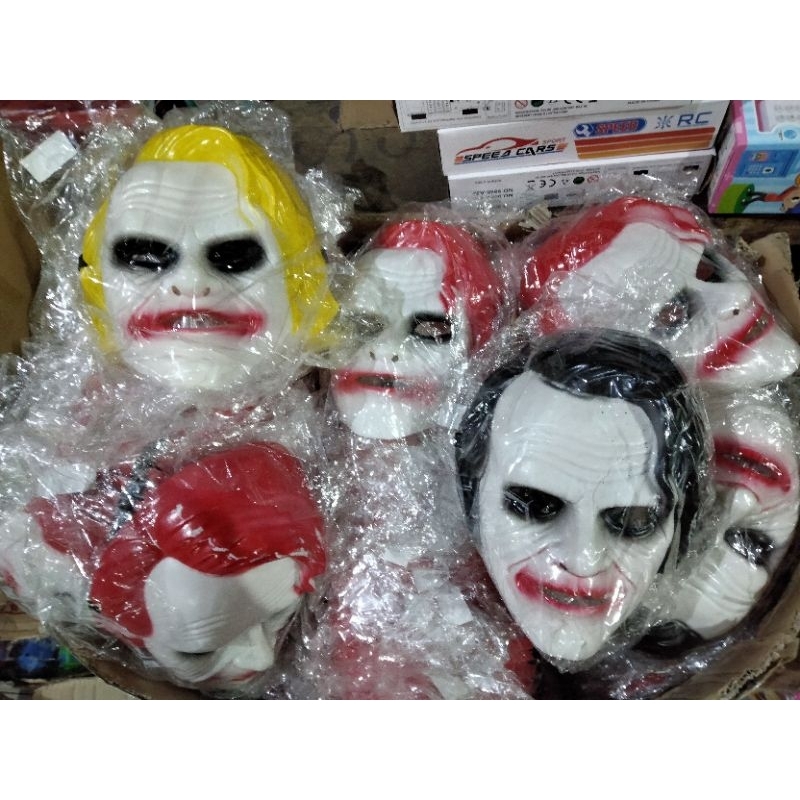 Jual TOPENG BADUT CLOWN HOROR TOPENG JOKER HOROR SEREM Shopee Indonesia