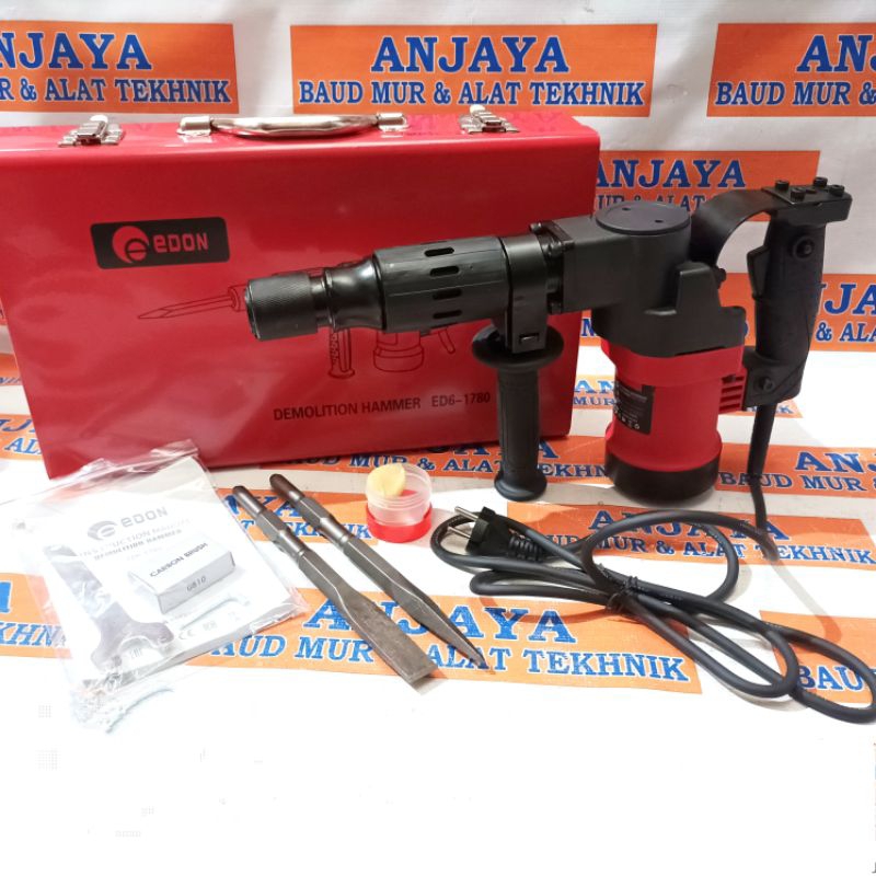 Jual EDON ED6 1780 Demolition Hammer Mesin BOBOK Beton Jack Hammer