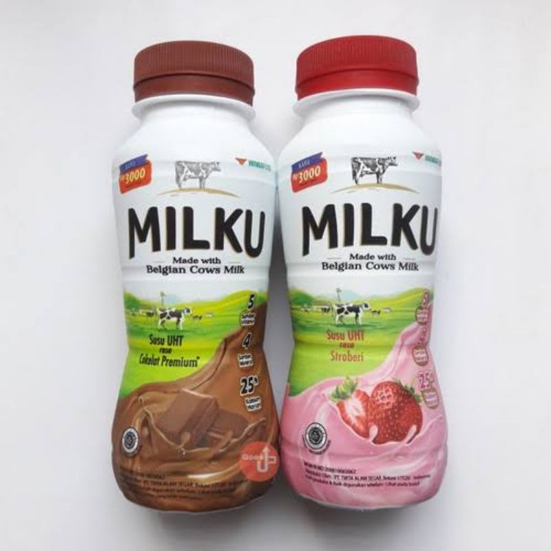 Jual Milku Susu Uht Coklat Strawberry Shopee Indonesia