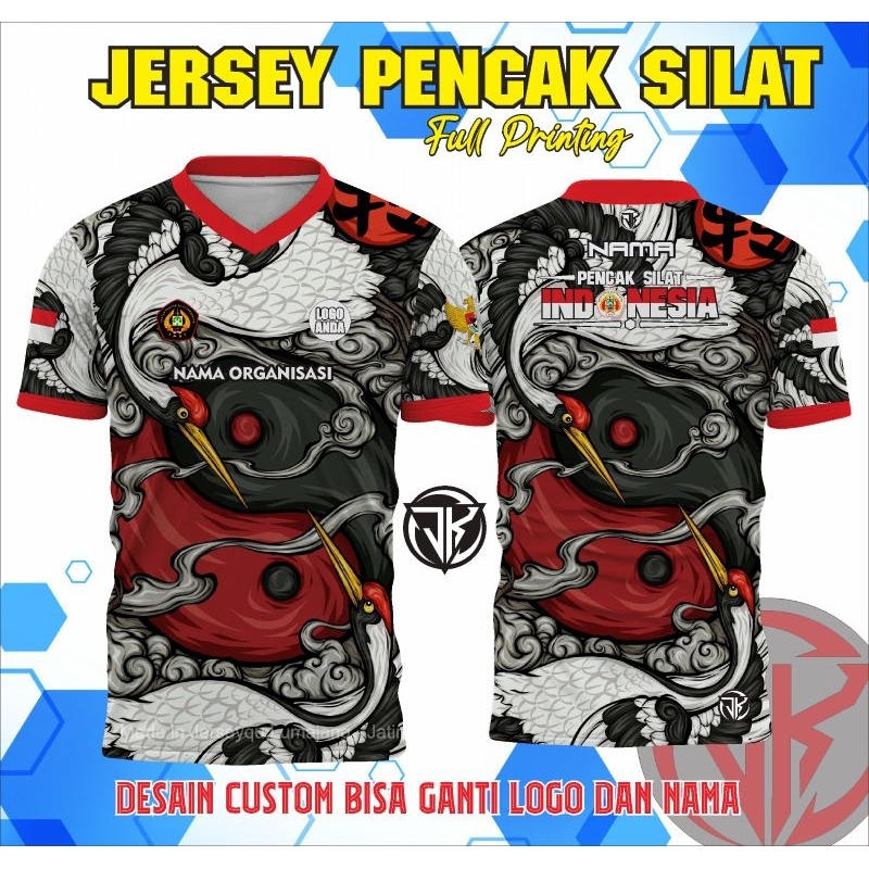 Jual Jersey Pencak Silat Bebas Logo Shopee Indonesia