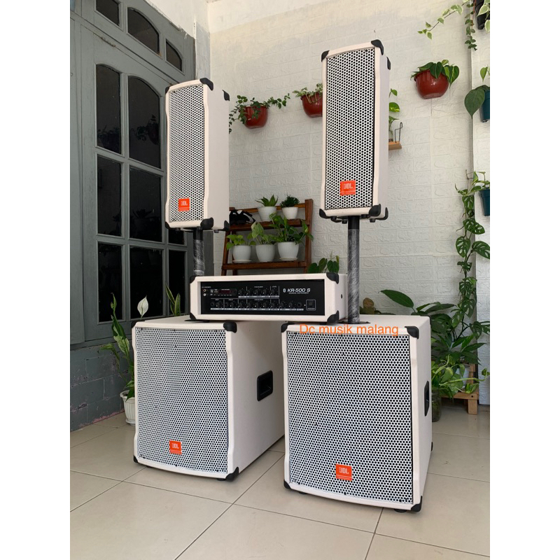 Jual Paket Sound Speaker Home Theater Karaoke KR 500 Horeg Glerr