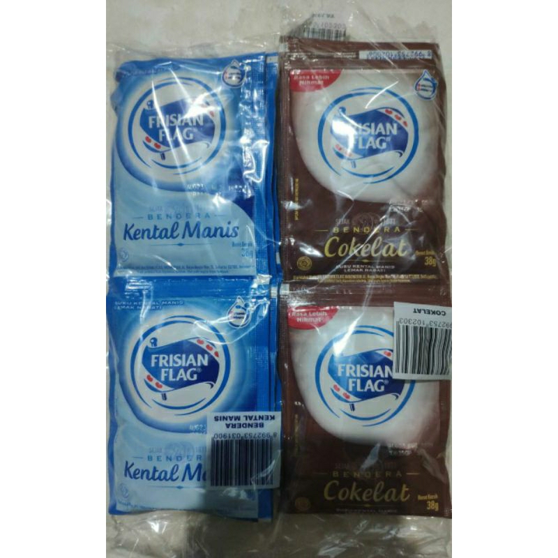 Jual FRISIAN FLAG BENDERA SUSU KENTAL MANIS RENCENG 6 SACHET