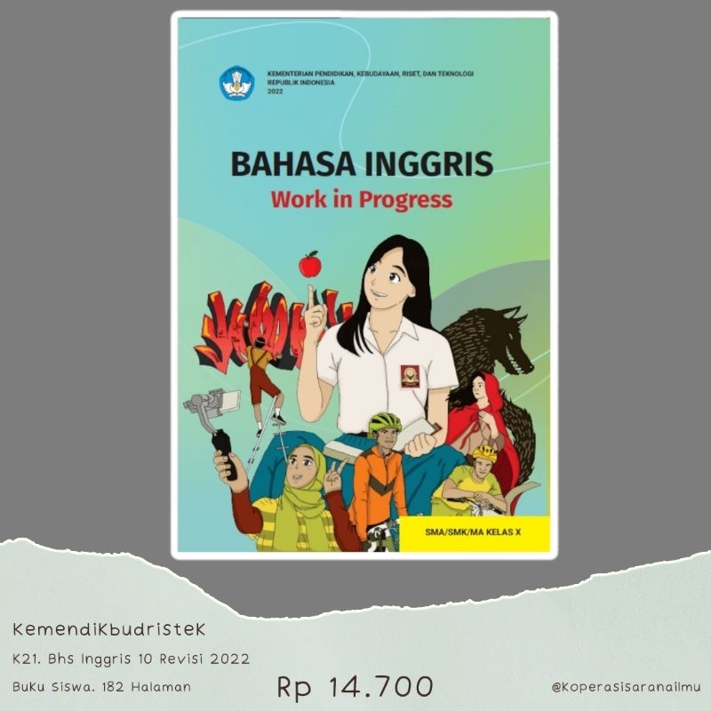 Jual Buku Siswa Teks Utama Bahasa Inggris Work In Progress Revisi 2022