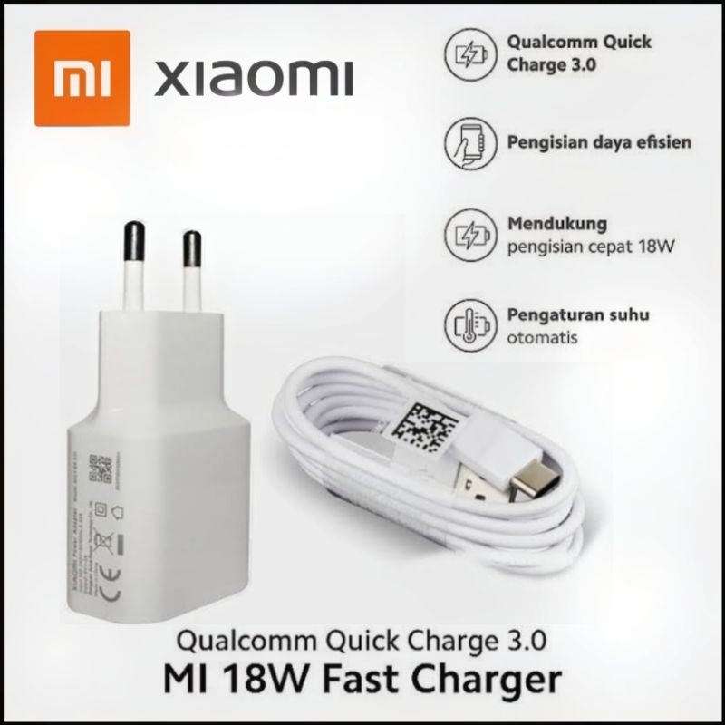 Jual Charger Xiaomi Turbo Charge W W W W Type C Fast