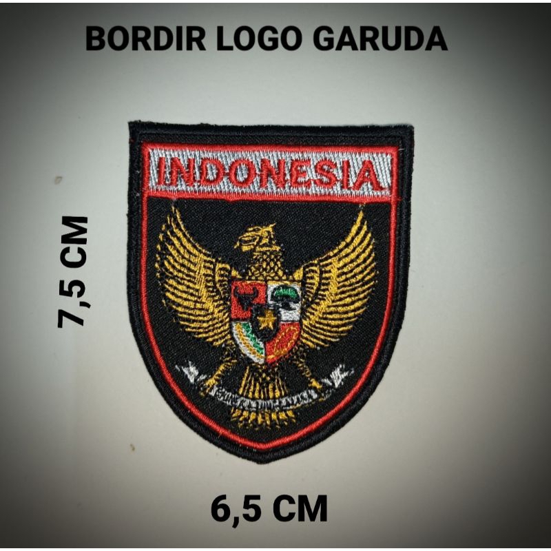 Jual Emblem Bordir Logo Garuda Indonesia Shopee Indonesia