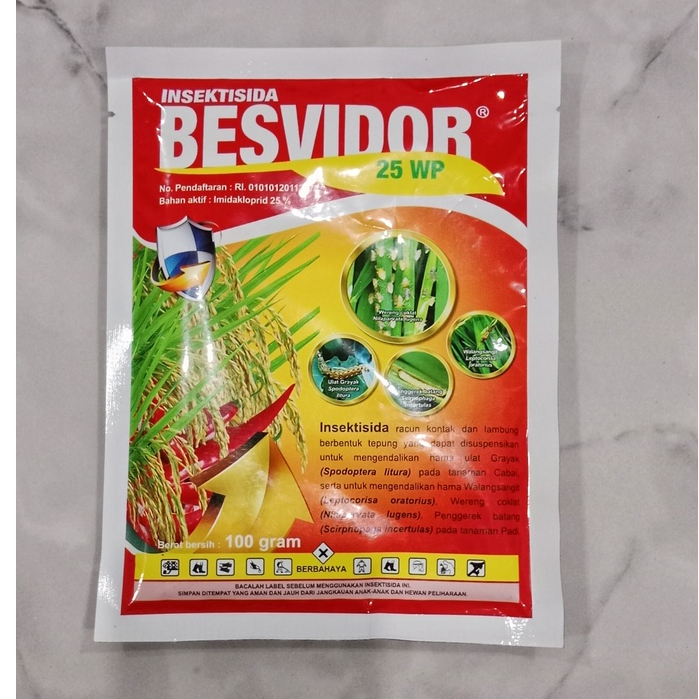 Jual Insektisida Besvidor Wp Kemasan Gram Shopee Indonesia